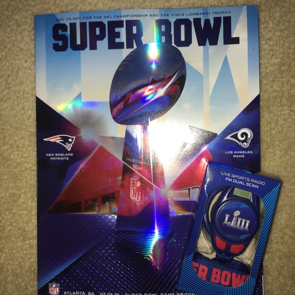 AUTHENTIC NFL SUPER BOWL PROGRAM